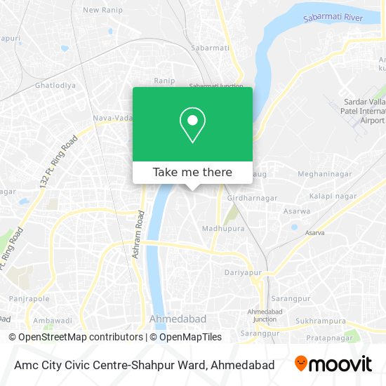 Amc City Civic Centre-Shahpur Ward map
