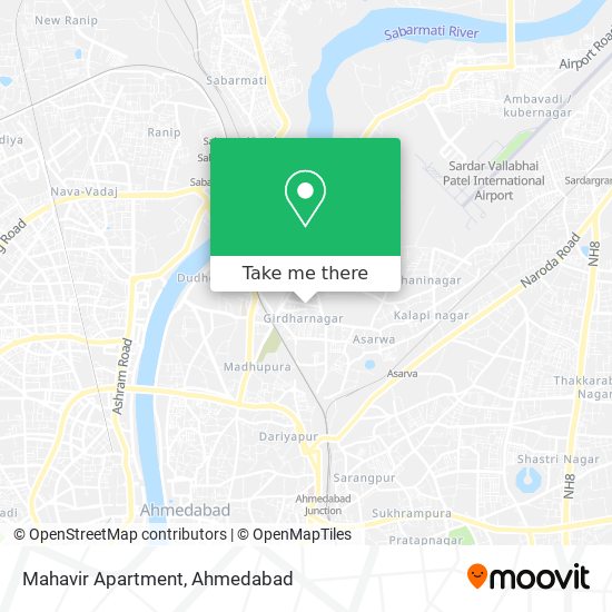 Mahavir Apartment map