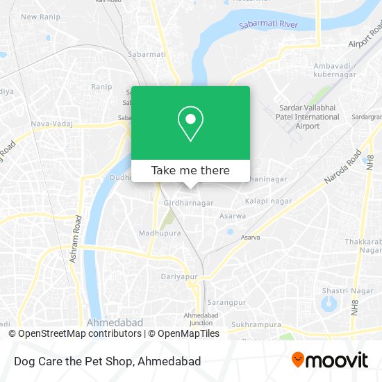 Dog Care the Pet Shop map