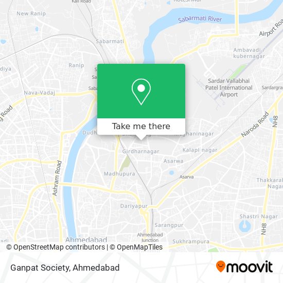 Ganpat Society map