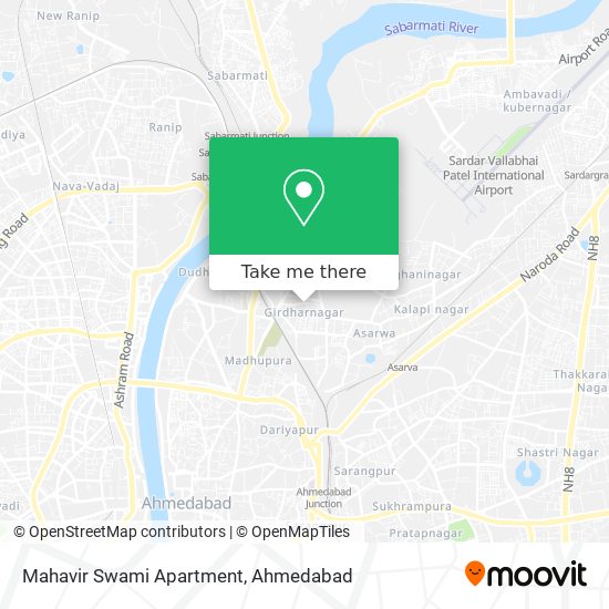 Mahavir Swami Apartment map