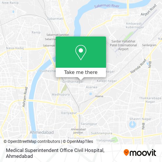 Medical Superintendent Office Civil Hospital map
