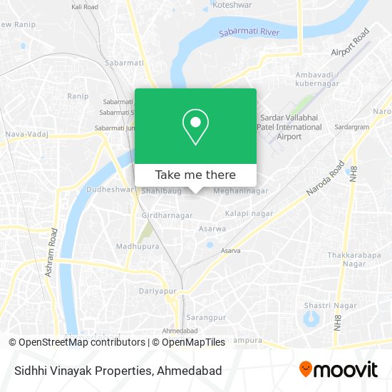 Sidhhi Vinayak Properties map