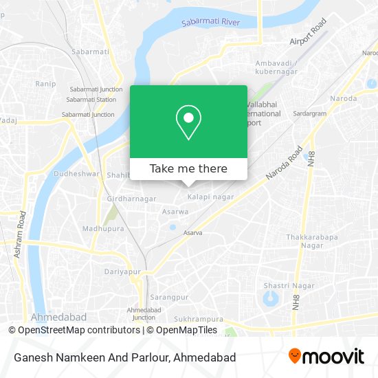 Ganesh Namkeen And Parlour map