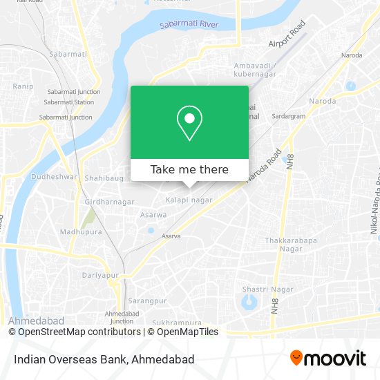 Indian Overseas Bank map