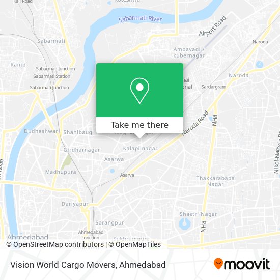 Vision World Cargo Movers map