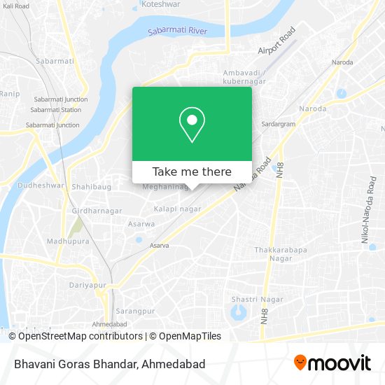 Bhavani Goras Bhandar map