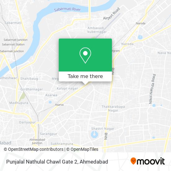 Punjalal Nathulal Chawl Gate 2 map