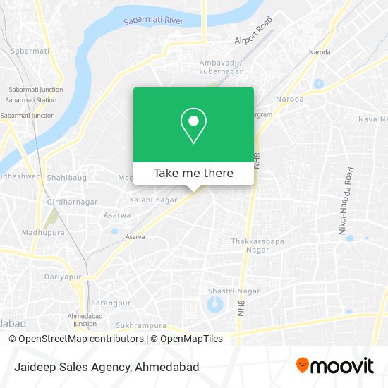 Jaideep Sales Agency map