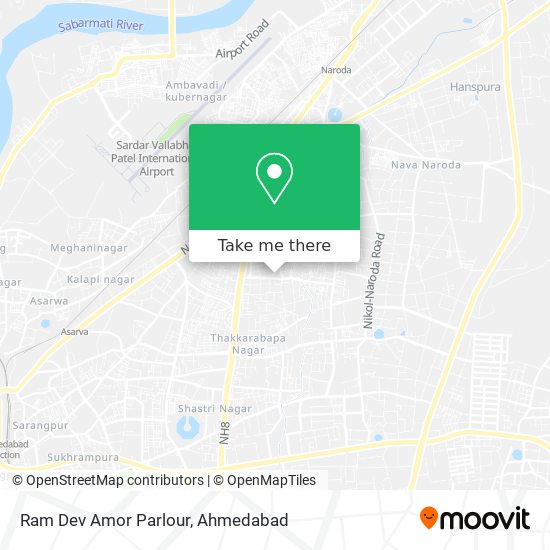 Ram Dev Amor Parlour map