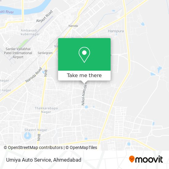 Umiya Auto Service map