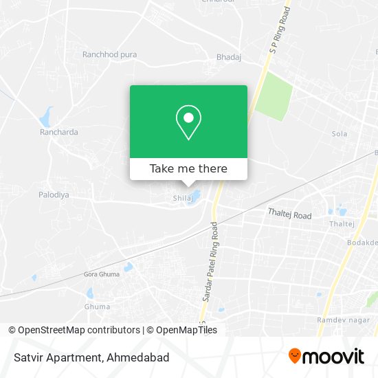 Satvir Apartment map