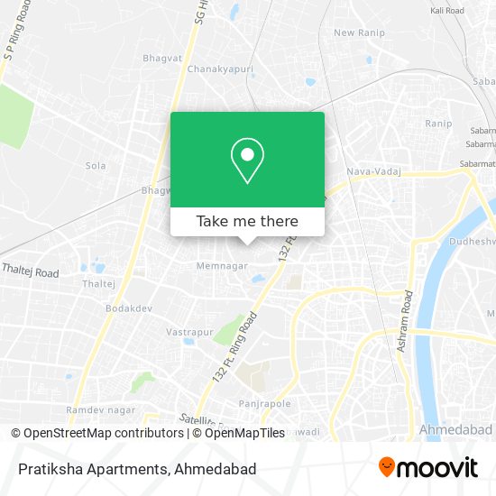 Pratiksha Apartments map