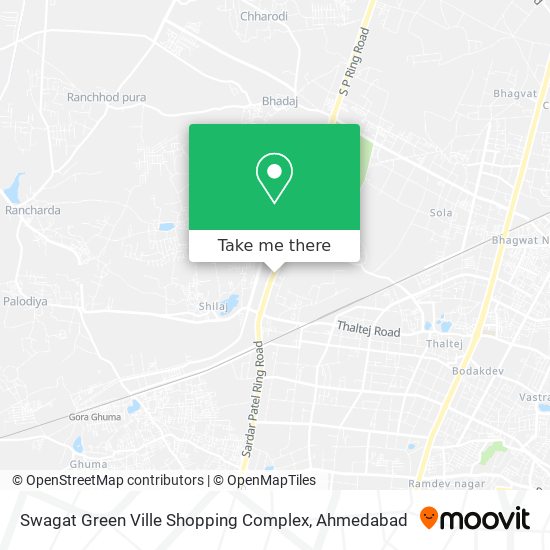 Swagat Green Ville Shopping Complex map