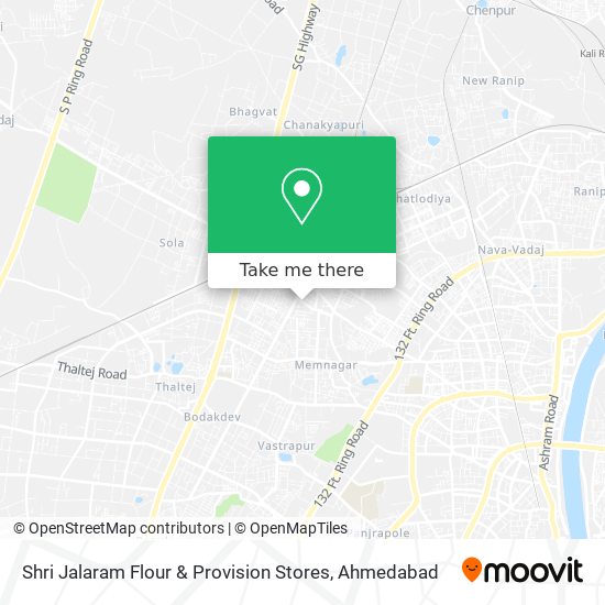 Shri Jalaram Flour & Provision Stores map