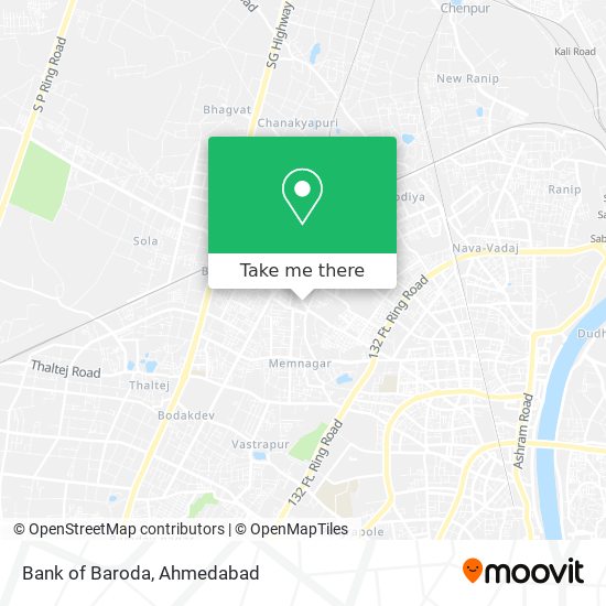 Bank of Baroda map