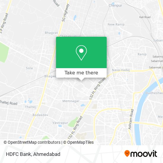 HDFC Bank map