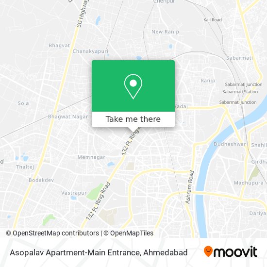 Asopalav Apartment-Main Entrance map