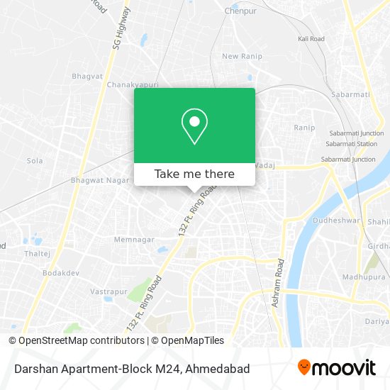 Darshan Apartment-Block M24 map