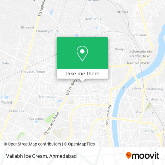 Vallabh Ice Cream map