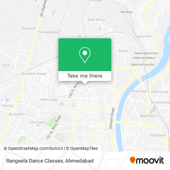 Rangeela Dance Classes map