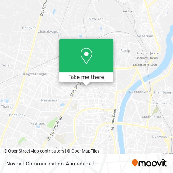 Navpad Communication map