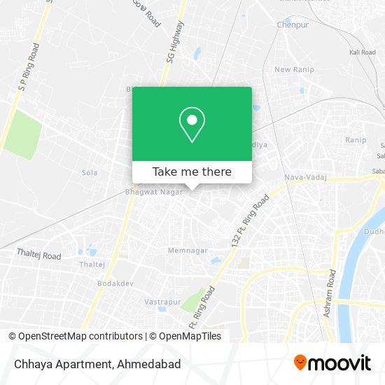 Chhaya Apartment map