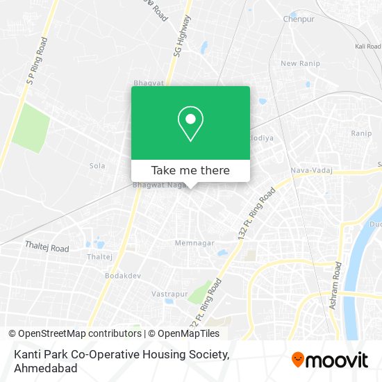 Kanti Park Co-Operative Housing Society map