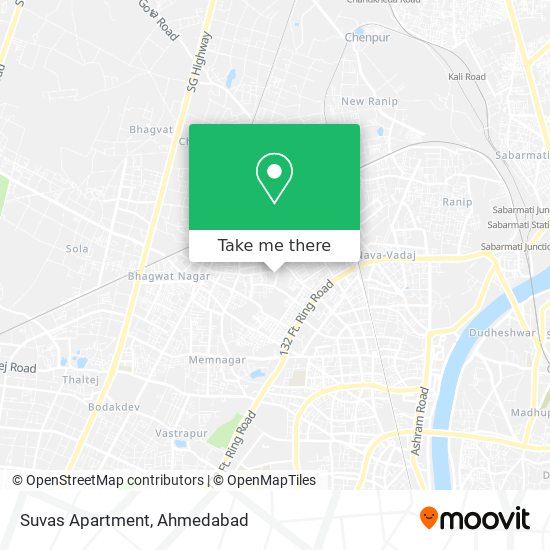 Suvas Apartment map