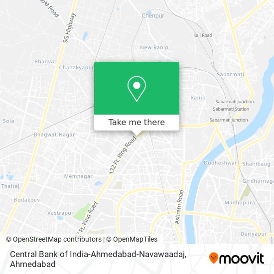 Central Bank of India-Ahmedabad-Navawaadaj map