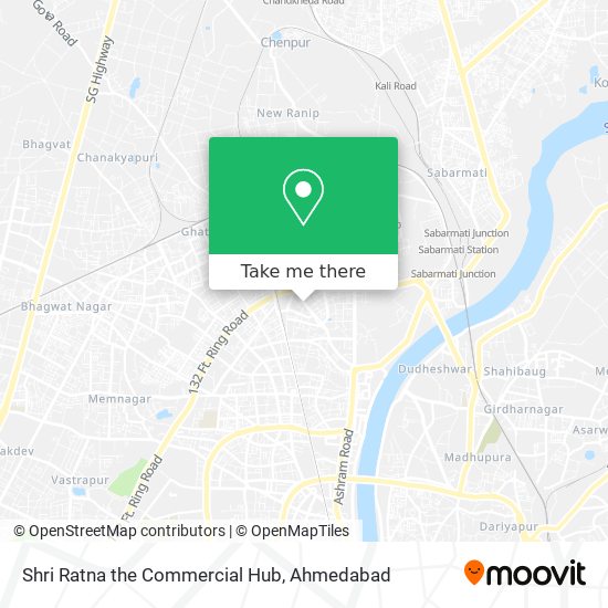 Shri Ratna the Commercial Hub map