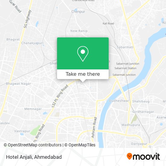Hotel Anjali map
