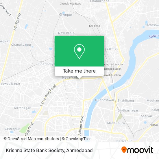 Krishna State Bank Society map