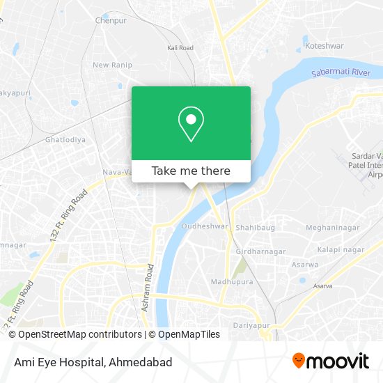 Ami Eye Hospital map