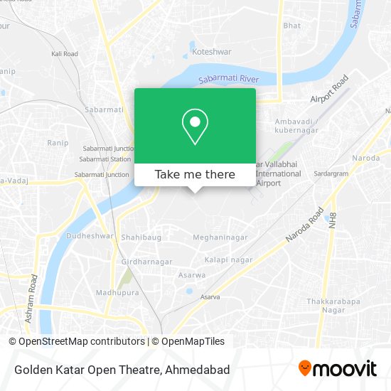 Golden Katar Open Theatre map