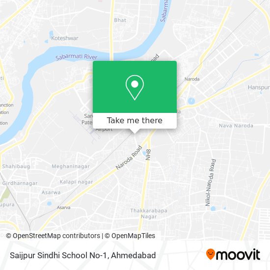 Saijpur Sindhi School No-1 map