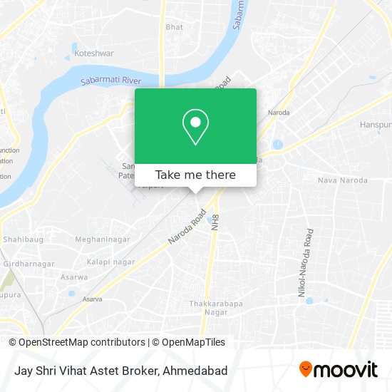 Jay Shri Vihat Astet Broker map