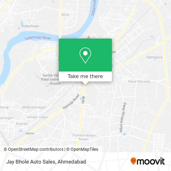 Jay Bhole Auto Sales map