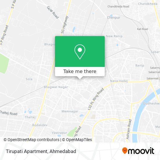 Tirupati Apartment map