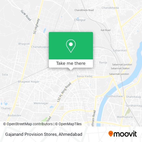 Gajanand Provision Stores map