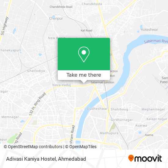 Adivasi Kaniya Hostel map