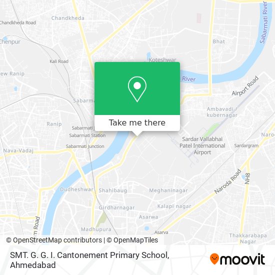 SMT. G. G. I. Cantonement Primary School map