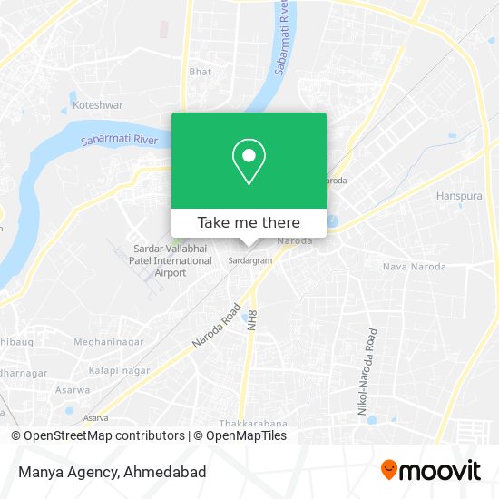 Manya Agency map