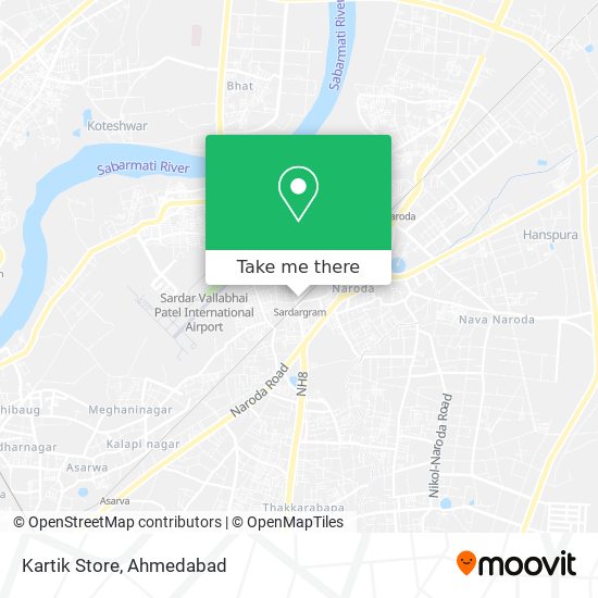 Kartik Store map