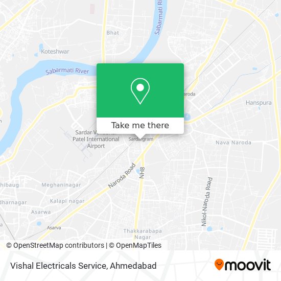 Vishal Electricals Service map
