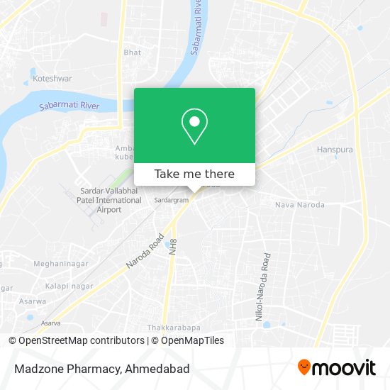 Madzone Pharmacy map