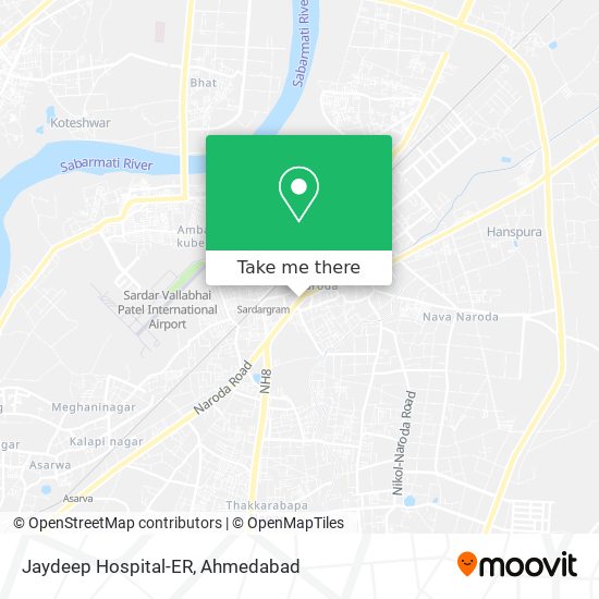 Jaydeep Hospital-ER map