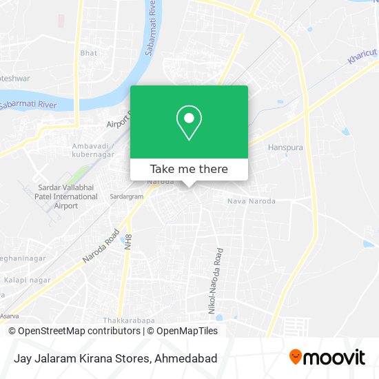 Jay Jalaram Kirana Stores map