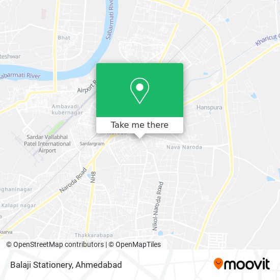 Balaji Stationery map