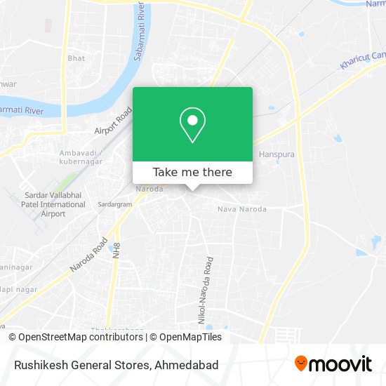 Rushikesh General Stores map